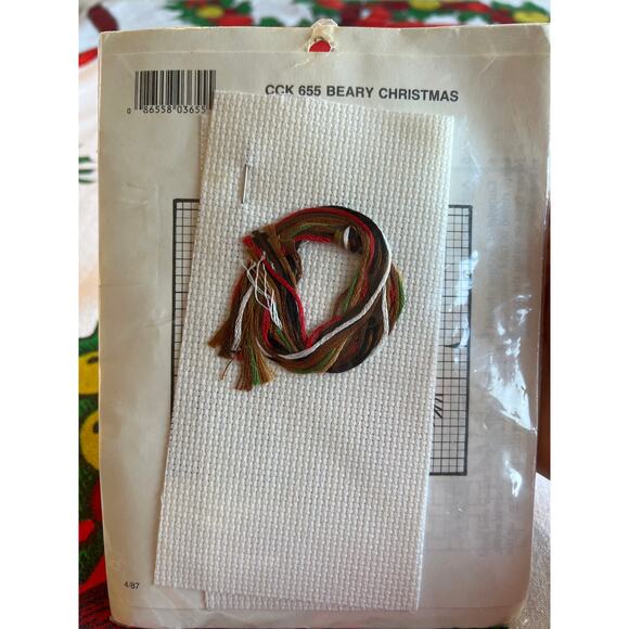 Beary Christmas Crosstitch kit unopened - Picture 2 of 3